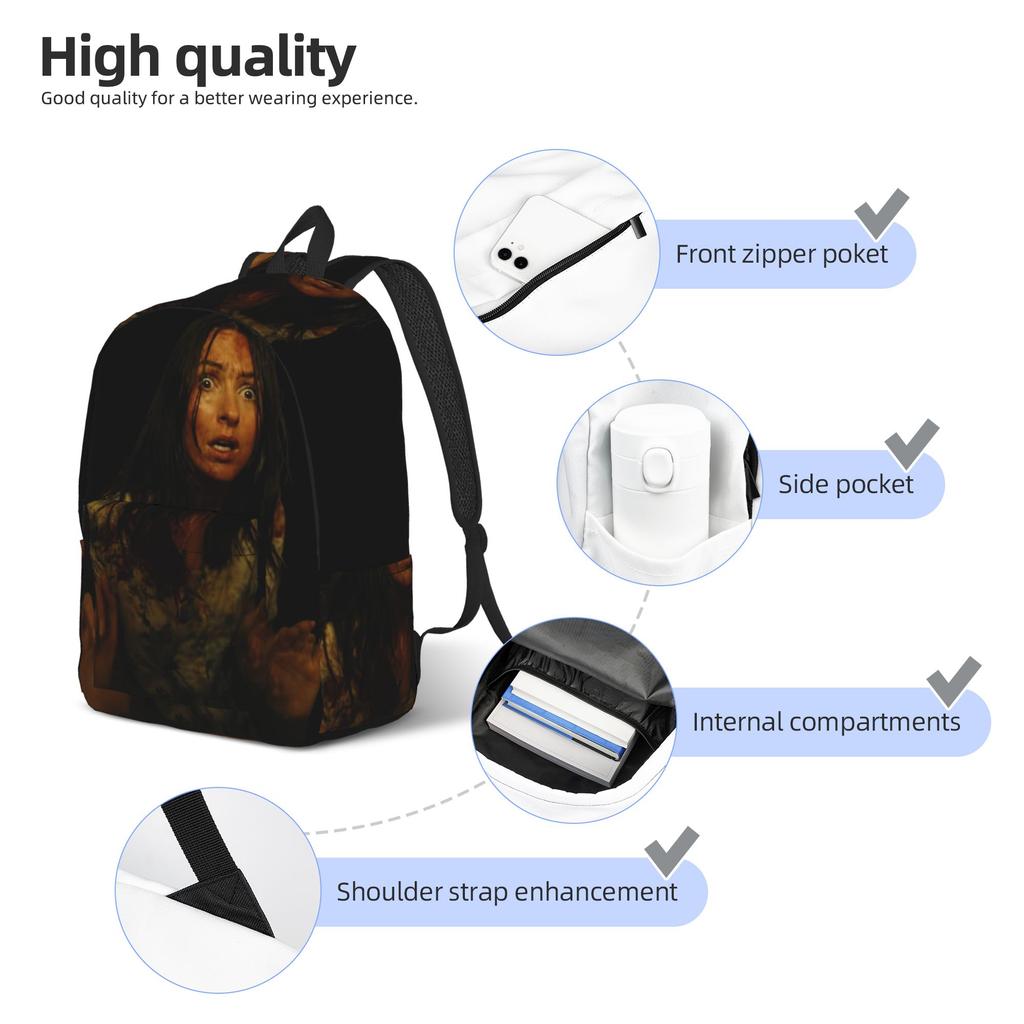 Backrooms Horror Movie 2026 Backpack for Men Women Casual High School Work Daypack College Shoulder Bag Outdoor