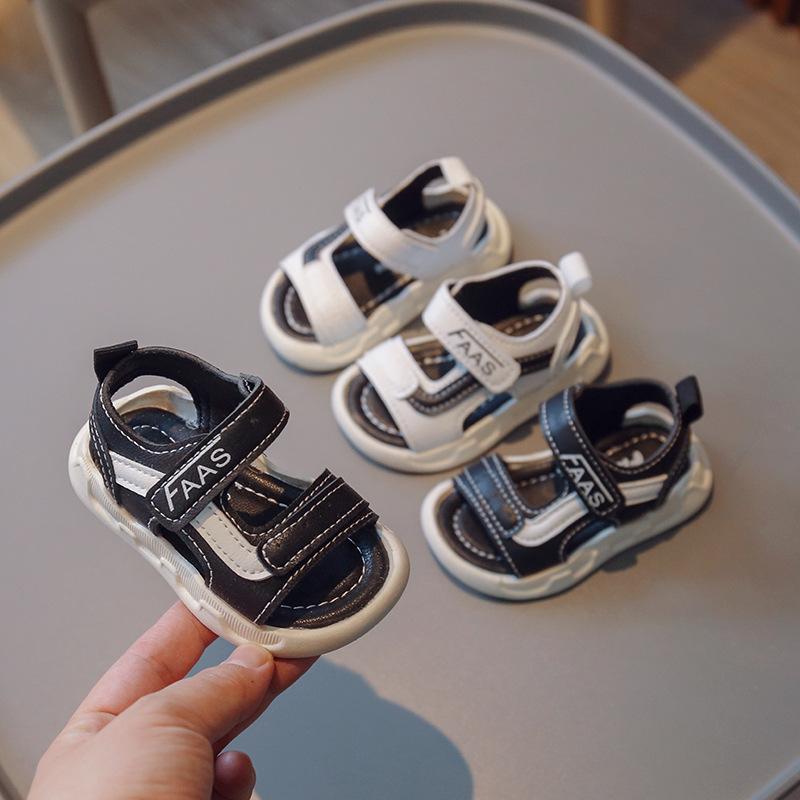 Soft Soled Girls' Baby Shoes Summer New Kids Sandals Anti Slip Boy Shoe Simple Child Beach Shoes Lightweight Baby Walking Shoe