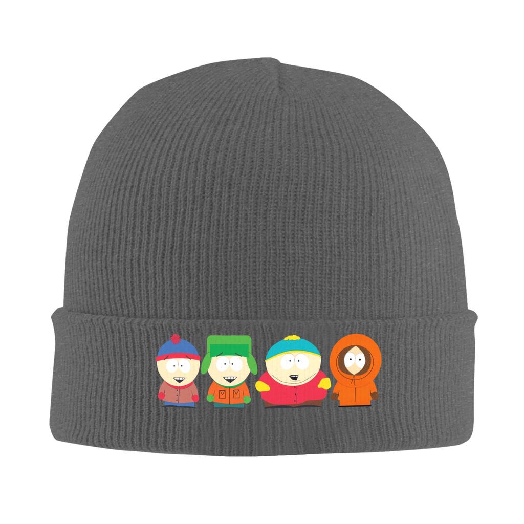 South-Parks Cartoon Hat Autumn Winter Skullies Beanies New Cartman Kyle Kenny Stan Cap Female Male Acrylic Bonnet