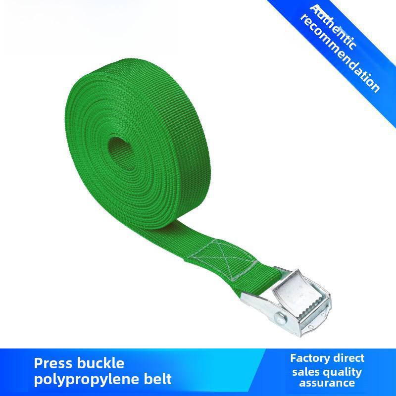 Black Zinc Alloy Buckle Strap for Cargo Luggage with Polypropylene Tightening Wire
