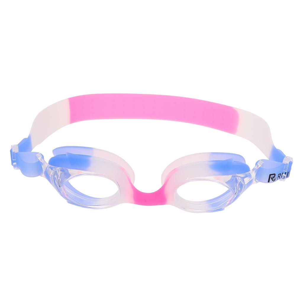 Dětské plavecké brýle proti zamlžování a vodotěsné PC silikonové čočky Barevný nastavitelný pásek Plavecké potápěčské brýle UV ochrana