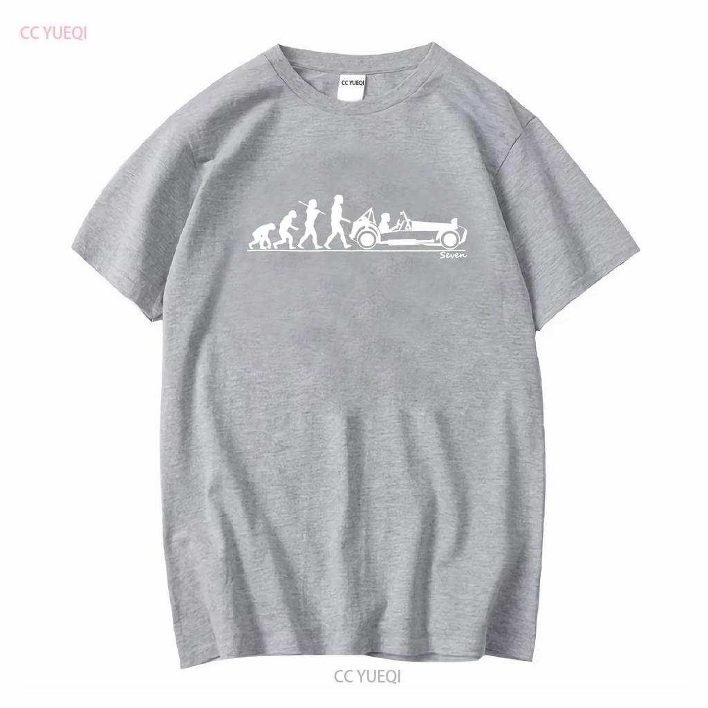 Caterham Seven 7 Evoluzione dell'Uomo T Shirt vintage Lavato uomo Casual Morbido Leggermente Comodo moda Versatile Unisex