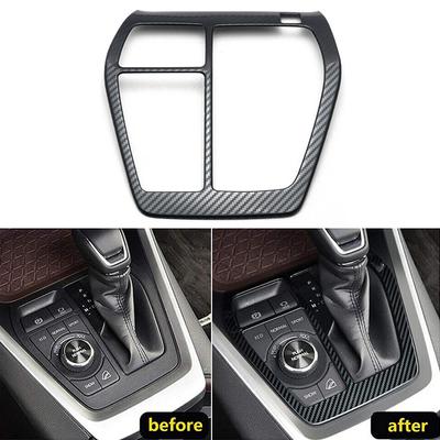 Dla Toyota RAV4 2019 2020 2021 2022 2023 Stal Nierdzewna Samochodowy Panel Zmiany Biegów Pokrywa Wykończenie Akcesoria Wnętrza Części Wykończeniowe