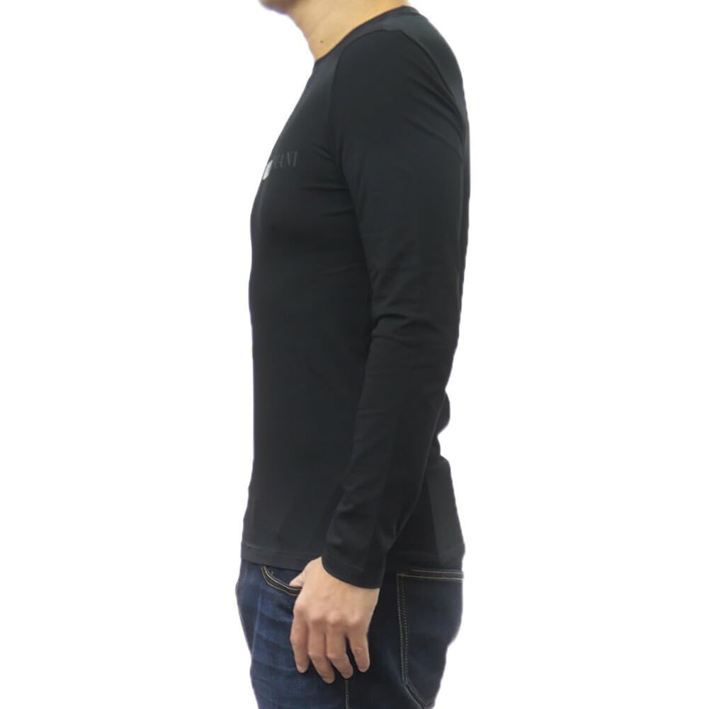 Armani Long 111984 4F525 Black M [Emporio Underwear] Men's T-shirt [Item]