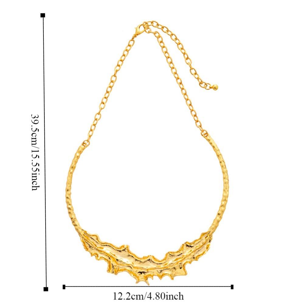 Aesthetic Leaf Chokers Necklace Collar Irregular Exaggerated Choker  Wedding