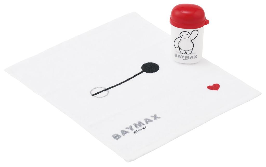 Ensemble de serviettes à main pour patineur avec Made in Disney 26 pour garçons et étui, Japon, Baymax, Pièces, Filles, OA4-A
