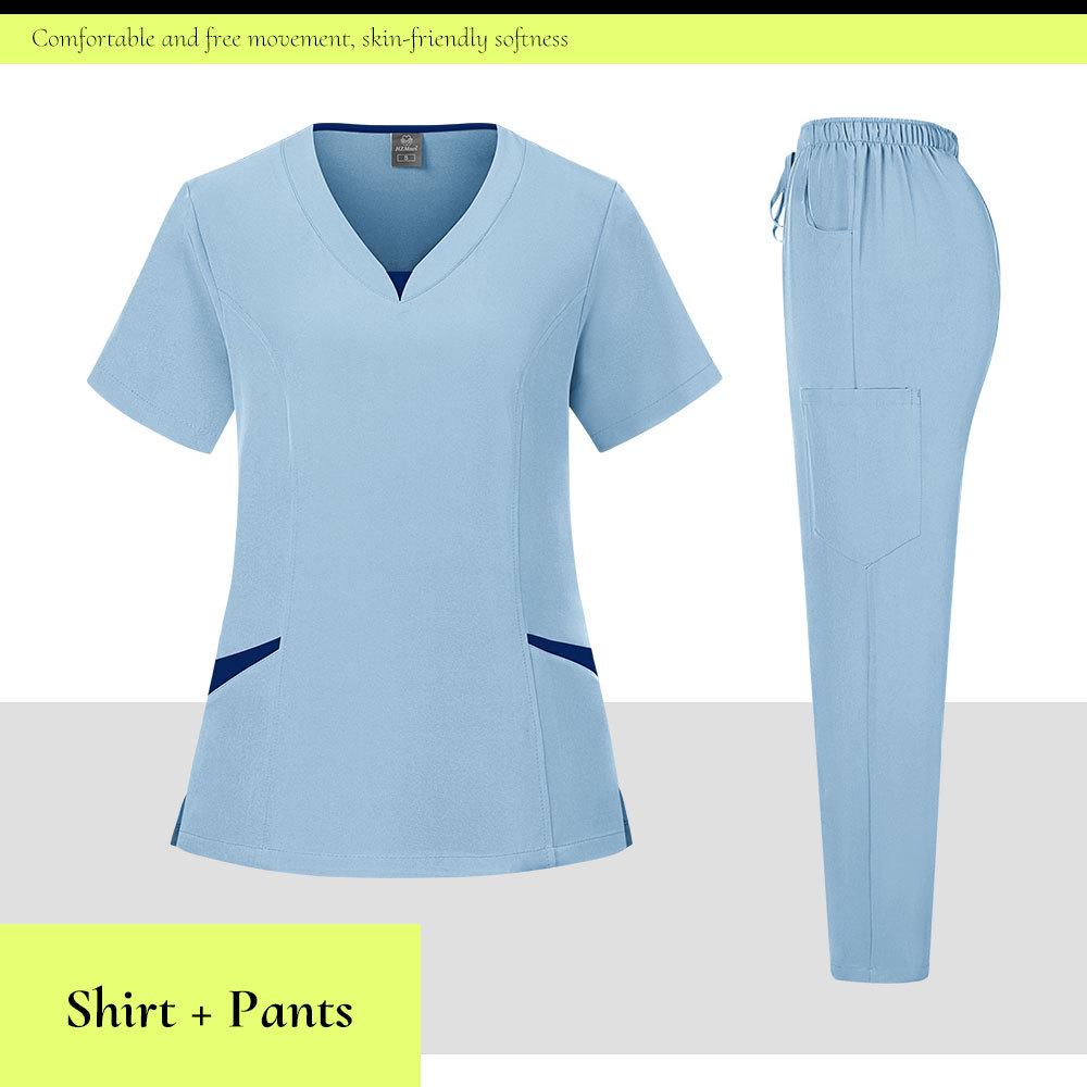 Short Sleeve Scrub Suit - Medical & Nursing Uniform