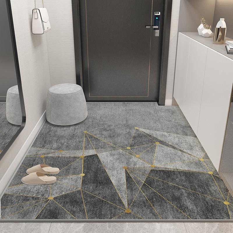 Non-Slip Door Mat Bath Mat with Rubber Padding Soft Super Absorbent Bathroom Rug Foot Mat for Hallway Shower Toilet Mats