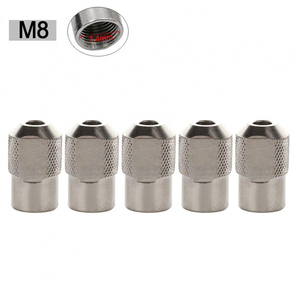 1/5Pcs Diamond Rotary Tools Chuck Nut Silver Black Electric Grinder Accessories Mini Drill Chuck