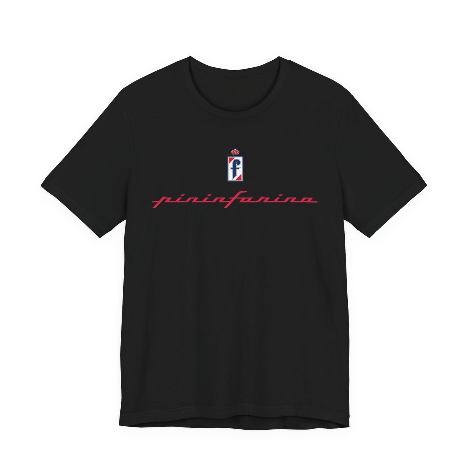 Unisex New Pininfarina Racing Car Logo Black/Navy T-Shirt Size S-5XL S разноцветный