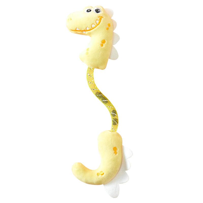 Cat Chews on The Toy To Form The Puppy Pet's Teeth Grinding Toy with Built-in Worm Gall Fruit Cat Toy for Teeth Cleaning and Durable Chewing.