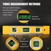 Portable ABS Shell Level Ruler High Precision Strong Magnetic 3 Bubble Level Meter Household Hardware Tools Laser Level Ruler