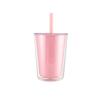 Large Capacity Plastic Water Bottle Sealed Milk Tea Cup Durable Double-layer Straw Cup  Summer