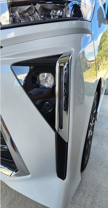 TADOKAPATU New Tanto Custom Fog Lamp Front Fog Front Lamp Front Corner Front Bumper Cover Exterior ABS Tanto Custom 2022 Garnish, Garnish, Covers,