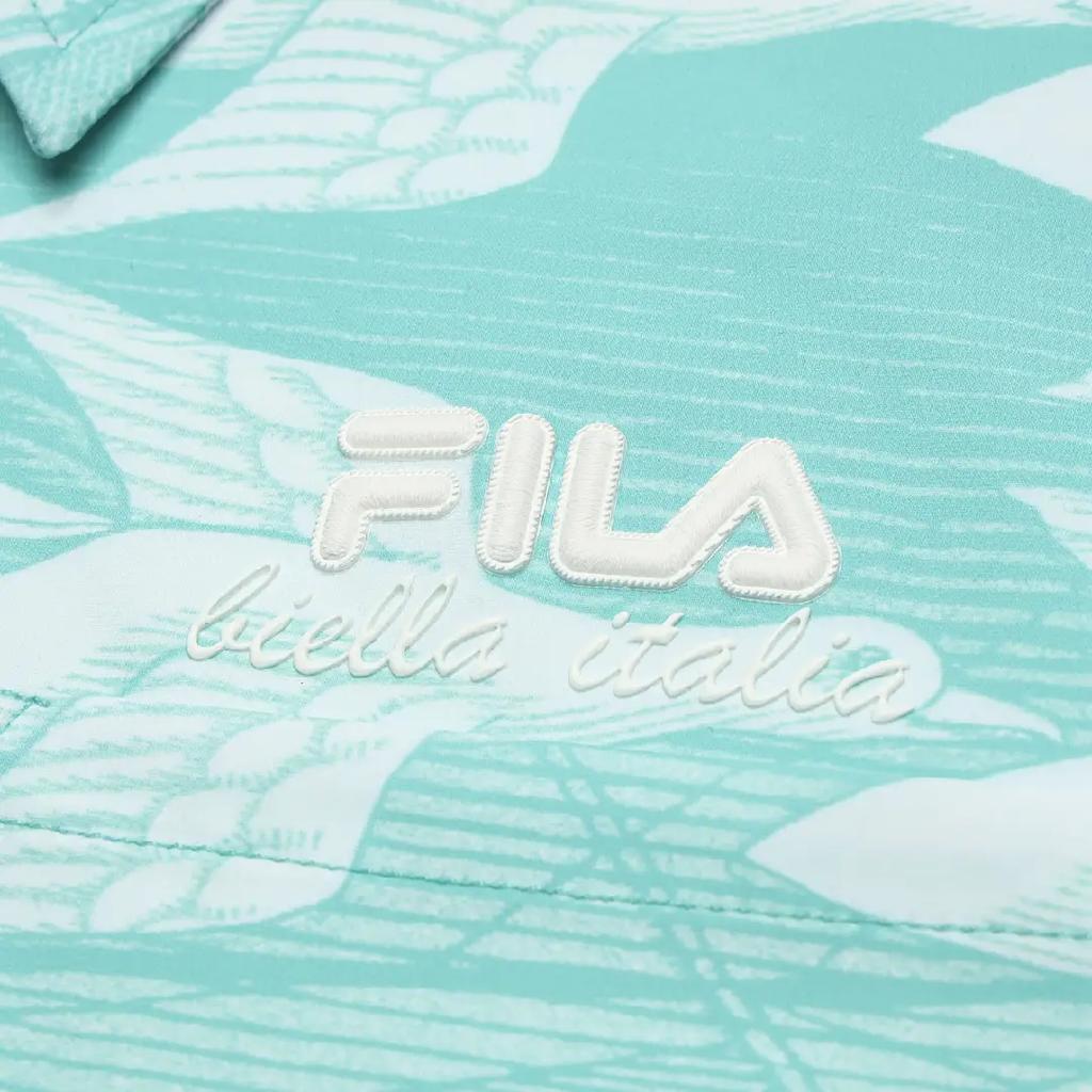 New FILA X M.C.ESCHER SS25 Shirt Women's Blue F11W538402F-ZA