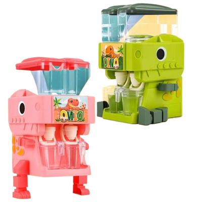 Miniaturowy dozownik wody dla dzieci, uroczy dinozaur, odpowiedni do odgrywania ról, dekoracja biurka, prezenty, podwójna fontanna kuchenna