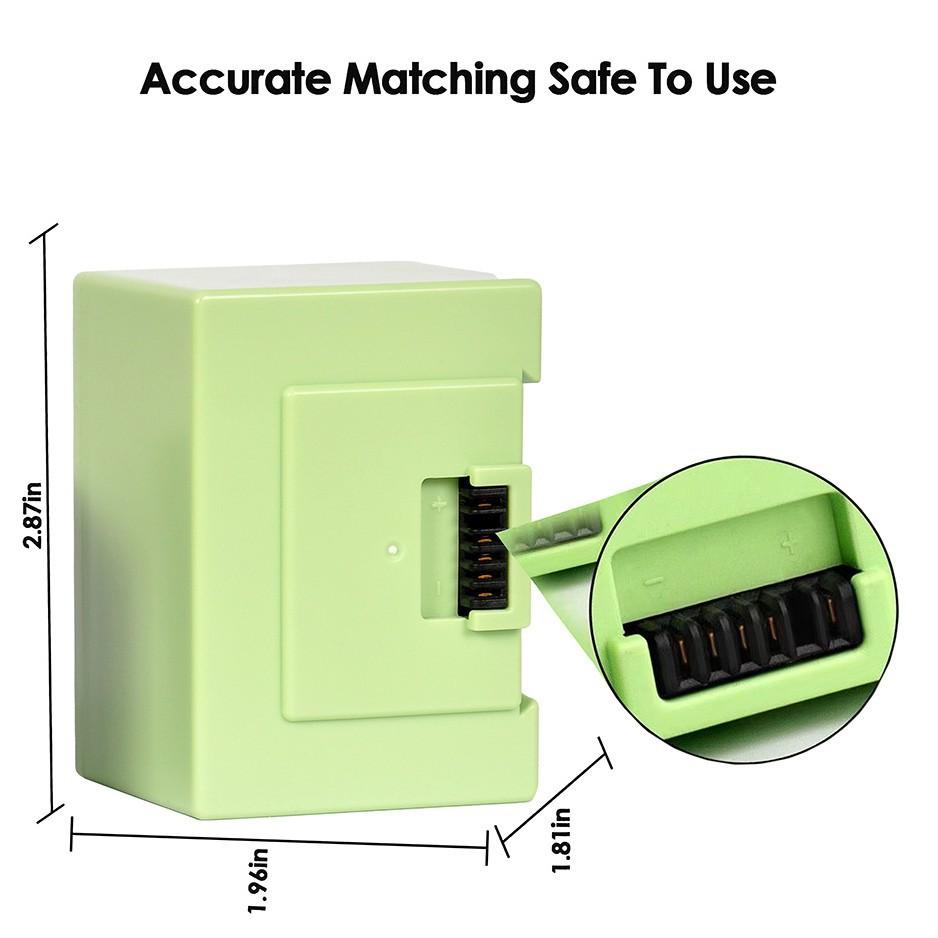High Capacity 3200mAh ABL-D1 Battery Compatible with iRobot Roomba i7/E5 Vacuum Cleaner Replacement