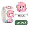 BOCCHI THE ROCK! Roll Paper Stickers, 500 Sheets In a Roll.