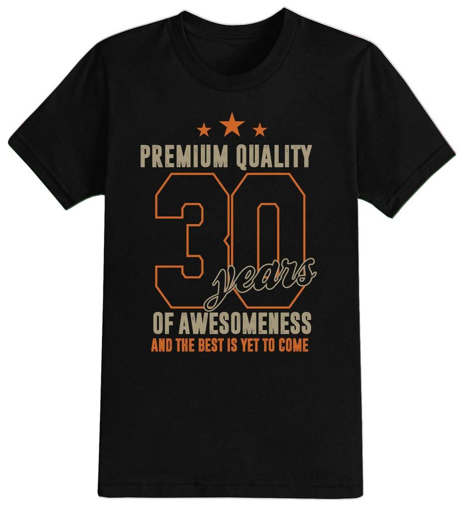 Men's 30th 40th 50th 60th 70th 2023 Birthday T-Shirt Mens Womens Tees Top Premium Awesomeness Mens