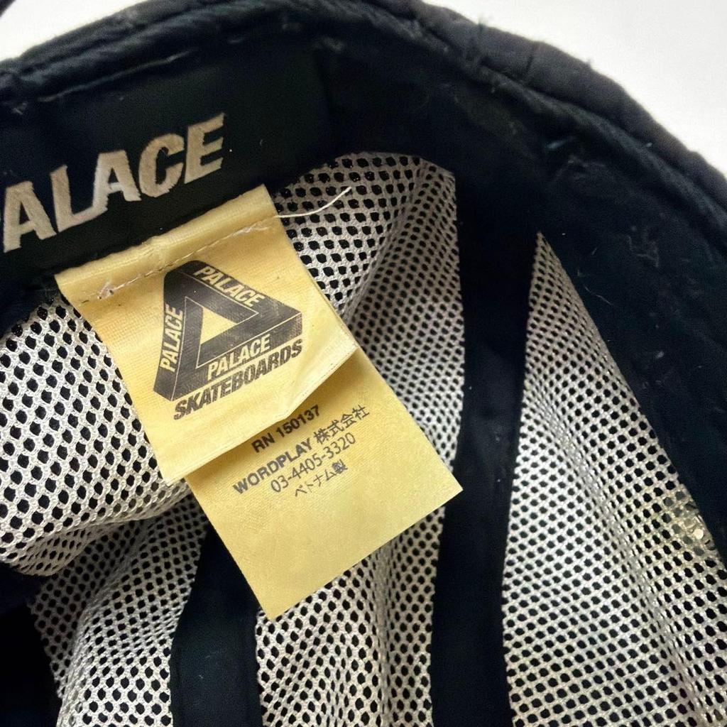 Used PALACE SKATEBOARDS Palace Cap Black Orange Logo