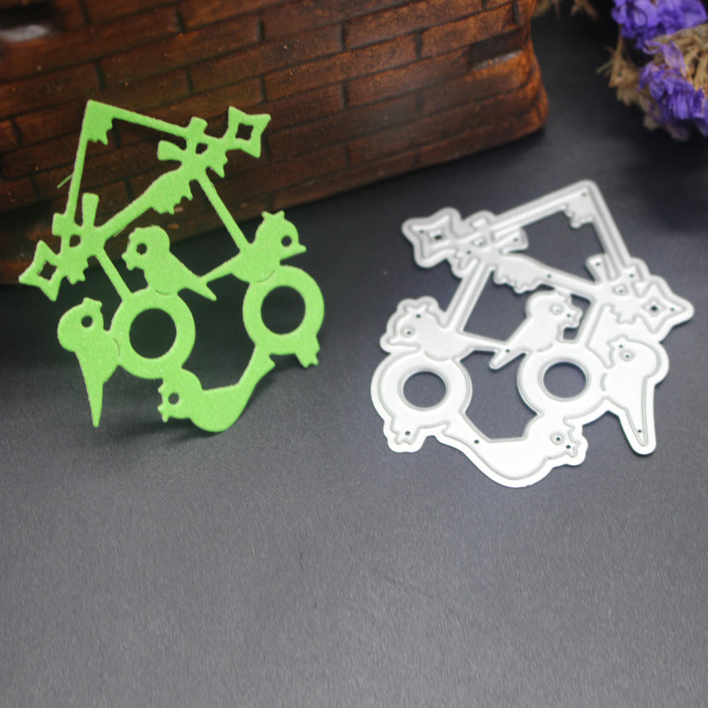 Merry Christmas Metal Cutting Dies Stencils Scrapbooking Embossing DIY Crafts