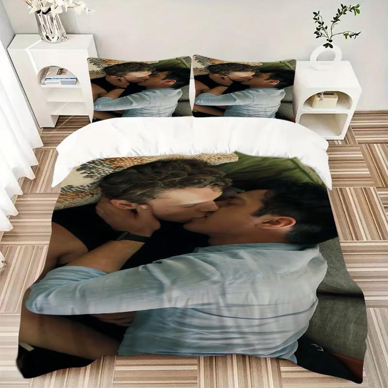 3Pcs Romantic Moment Bedding Sets For All Sizes New 3D Printed Bed Cover Comforter Duvet Cover Pillowcase Bedroom Decoration