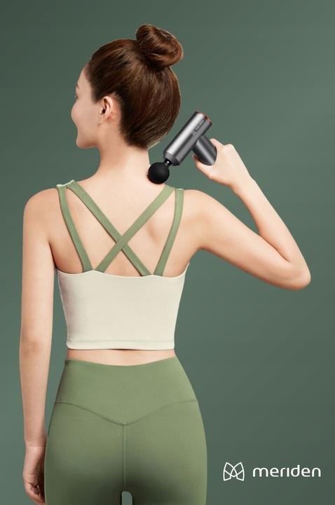 Inteligentny Pistolet Do Masażu Massage Gun Mocny Masażer Meriden 4 Głowice