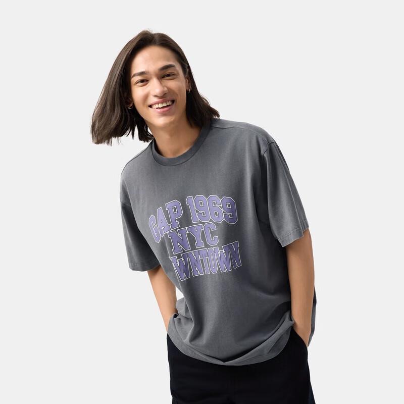 Gap Unisex Washed Logo Short Sleeve T-Shirt