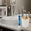 Toothbrush Holder Compartments Makeup Storage Organizer Spatula Holders Case