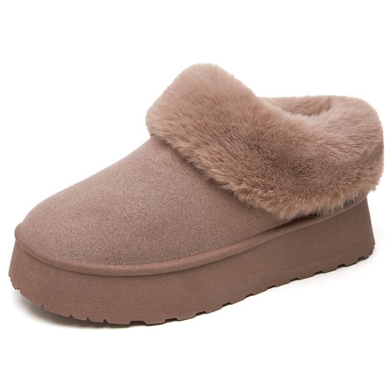 

Women s shoes autumn and winter new thick-soled snow boots casual warm thick-soled bread shoes velvet warm cotton shoes 41