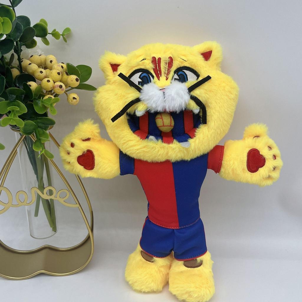 New 31CM Football Mascot Cat Plush Toy Football Plush Cat Mascot Football Cat Plush Toy The Bunny Doll Stuffed Animal Soft Toy
