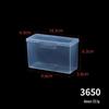 Guka Small Card Sleeves Box - Transparent Dustproof, Large Capacity Flip-Top Storage & Organizer