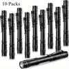 10pcs Mini Portable LED Pen Light Super Bright Master Holds Flashlight Pocket Flashlight Camping Outdoor Emergency Situations