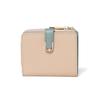 U by Ungaro Sylvie Bifold Zipper Design Women's L-Shaped Wallet, Water-Repellent Leather, Slim, Color-Combo (UULW5AS2)