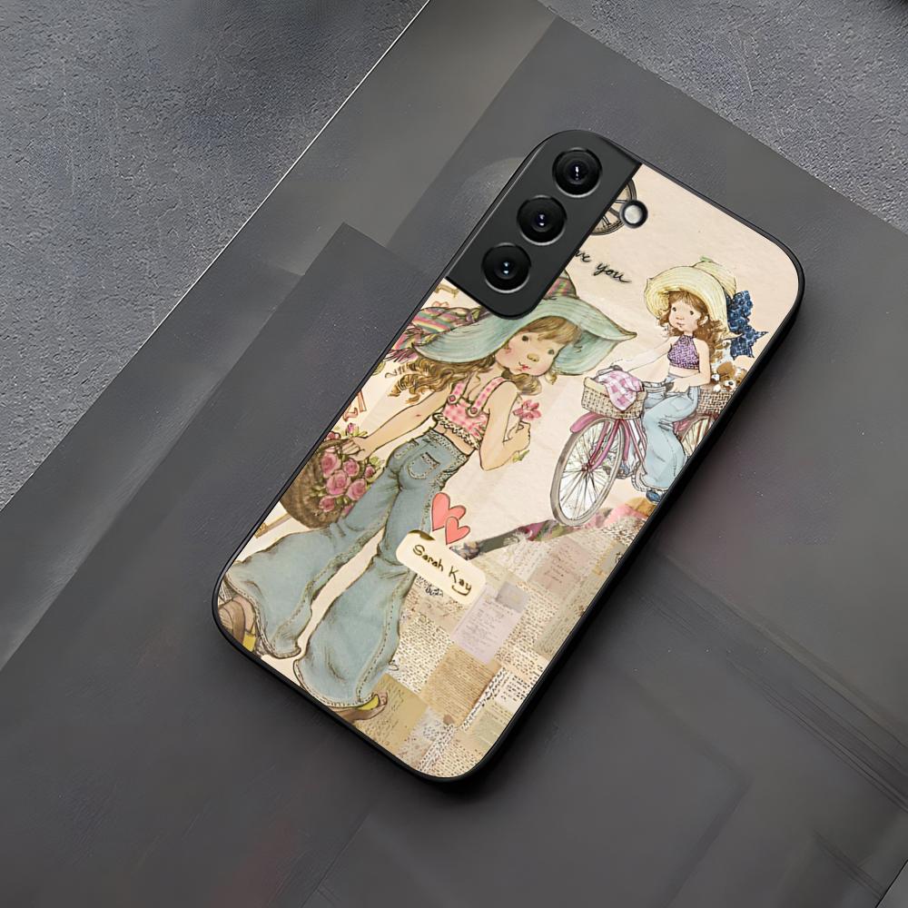 Sarah Kay Phone Case Glass For Samsung Galaxy A05 A21s A16 A26 A36 A56 A25 A35 A14 A24 A34 A13 Cover