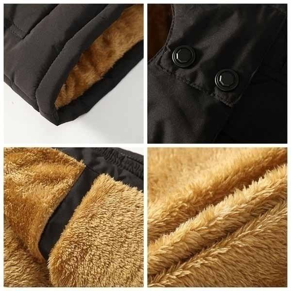 Winter Coat Plus Size Men Jacket Warm Overcoat Outwear Cotton Hooded Down Coat
