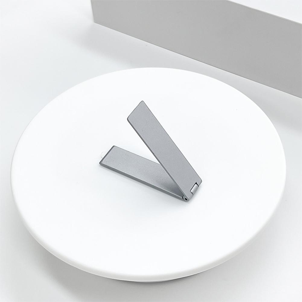 Ultra Thin Mobile Phone Holder Universal Metal Desktop Cellphone Compact Stand Foldable Bracket Kickstand for iPhone Xiaomi