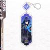 Portachiavi Anime Linnea Flins Durin Mualani Furina Arlecchino Accessori Portachiavi Genshin Impact Ciondolo Carino per Borsa Portachiavi Regalo