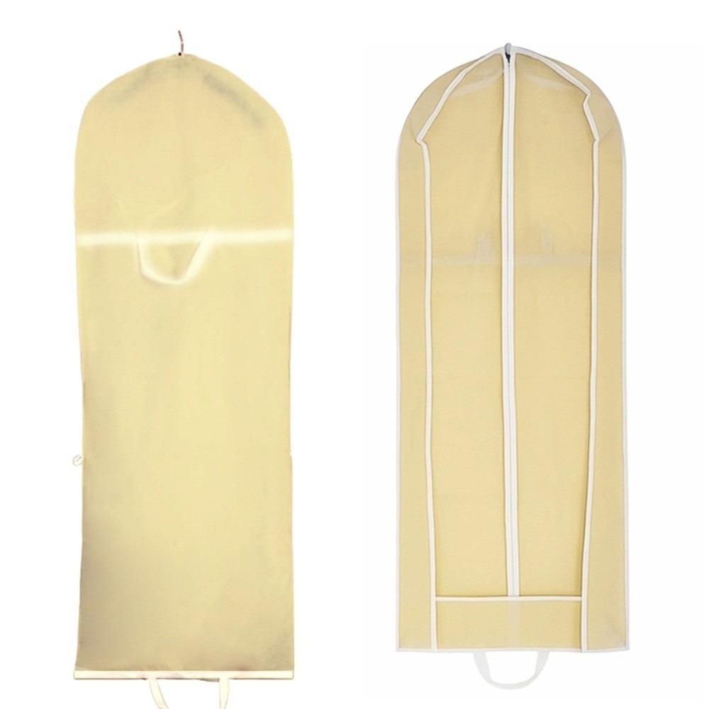 Zipper Formal Dress Dust Cover Hanging Design Foldable Clothes Storage Bag  Jacket