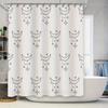 Classic Moon Star Shower Curtain Waterproof Bathroom Decor With Hook Set Modern Home Decoration For Kids Bathrooms