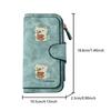 Cat Eating Potato Chips Long Zipper Wallet, Large Capacity Card Holder, Unisex Clutch Bag, Fashionable Zipper Coin Purse, Suitable for Daily Use, A