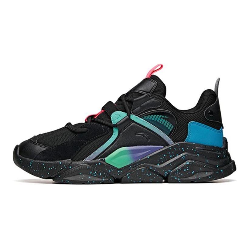 Anta Cushioning Slip Resistant, Abrasion Resistant, Breathable, Height Increasing Low Top Sports Casual Shoes Men's 912038821-1