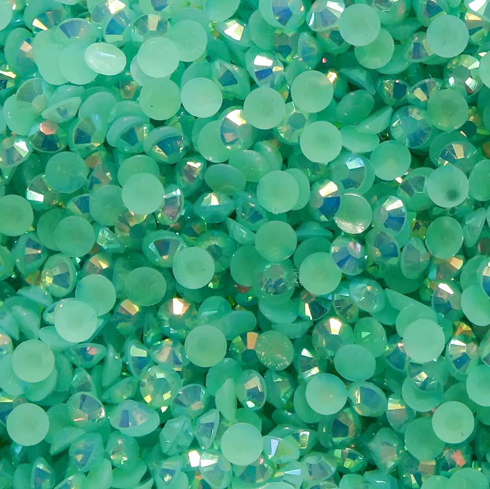 5000pcs 5mm Jelly ab Flatback Resin Rhinestones Small Package Non-hotfix Rhinestonesfor DIY Crafts