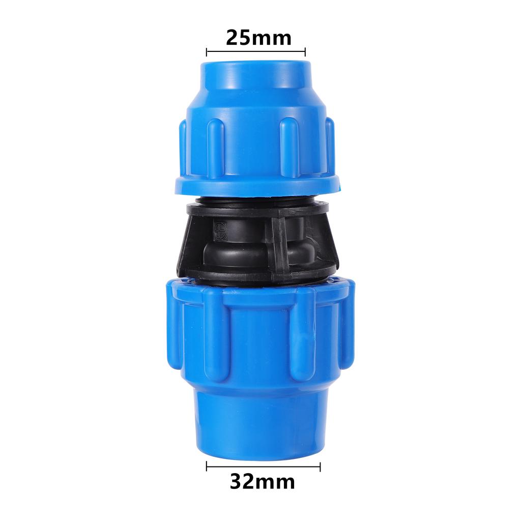 20/25/32/40/50mm PVC PE Tube Tap Water Splitter Quick Reducing Connector Garden Agriculture Irrigation Water Pipe Fittings 1Pc
