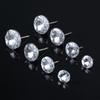 DRELD 10Pcs Diamond Crystal Upholstery Nails Buttons Tacks Studs Pins 14/16/18/22mm Sofa Wall Decoration Furniture Accessory