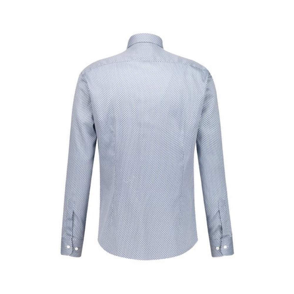 S.t. Dupont Flag Variation Motif Slim Fit Long Sleeve Shirt Se4sm21ls251sbu