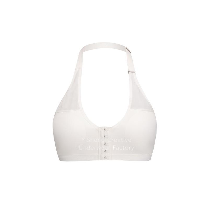 Breathable Halter Neck Sports Bra For Yoga Women No Underwire