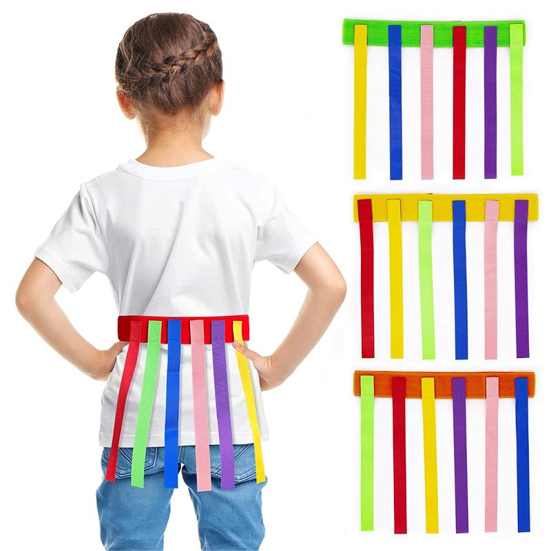 Set 5/3 Gioco della Coda Cintura Gioco all'Aperto Divertimento Interazione Genitore-Figlio Giocattoli Sviluppo Giochi di Carnevale per Bambini Per Adulti e Famiglia