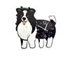 Cartoon Dog Creative Decoration Wall-mounted Clock, Living Room Pet Store Swing Style Wall Clock Ornament