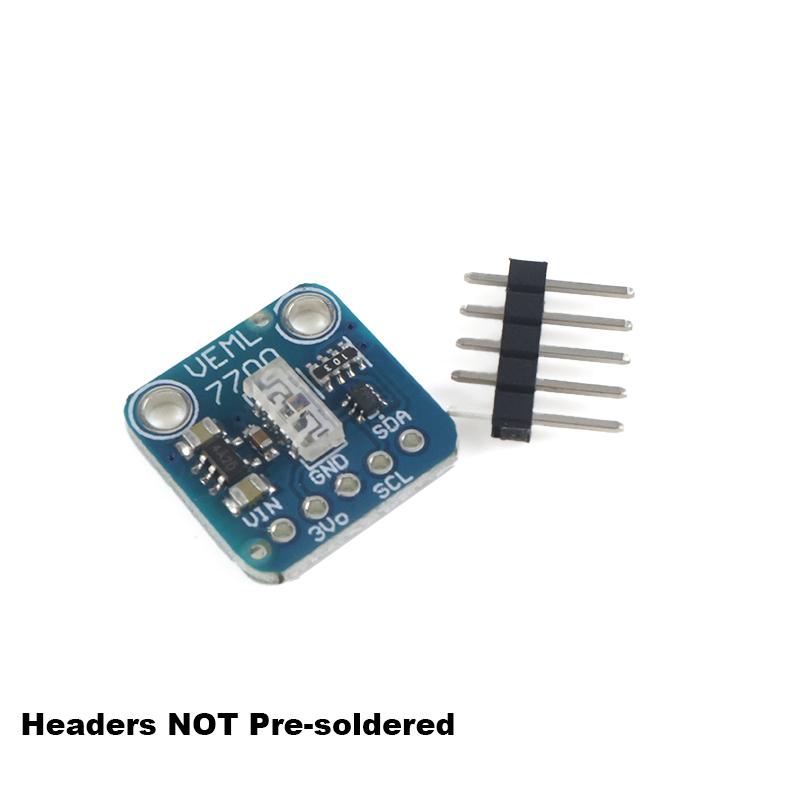 VEML7700 High Precision Ambient Light Sensor 0-120Klx I2C for Raspberry Pi Auto Backlight Solar Monitoring (Unsoldered)